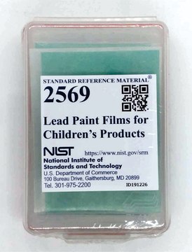 Lead paint films for children&#8242;s products NIST&#174; SRM&#174; 2569