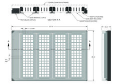 Grace Bio-Labs ProPlate® tray sets size 64 wells, with Delrin® snap clips