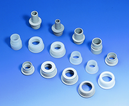 Bottle adapters for BRAND&#174; Dispensers and Burettes GL 33 thread, GL 40 bottle, ETFE