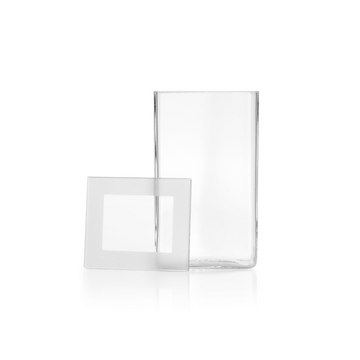 Duran&#174; Museum Jar with ground-in glass plate, bottle W × L × H 60&#160;mm × 50&#160;mm × 100&#160;mm