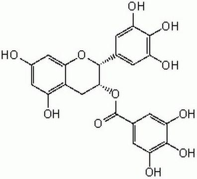 (&#8211;)-Epigallocatechin Gallate One of the main polyphenolic constituents of green tea that exhibits potent antitumor, anti-inflammatory, and antioxidant properties.