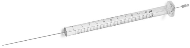 Hamilton&#174; Microliter&#8482; 注射器，胶合针 701 ASN, volume 10&#160;&#956;L, needle size 26s ga (cone tip), needle L 43&#160;mm (1.71&#160;in.), pkg of 1&#160;ea