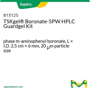 TSKgel&#174; Boronate-5PW HPLC Guardgel Kit phase m-aminophenyl boronate, L × I.D. 2.5&#160;cm × 6&#160;mm, 20&#160;&#956;m particle size