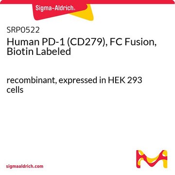 Human PD-1 (CD279), FC Fusion, Biotin Labeled recombinant, expressed in HEK 293 cells