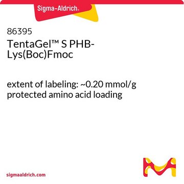 TentaGel&#8482; S PHB-Lys(Boc)Fmoc extent of labeling: ~0.20&#160;mmol/g protected amino acid loading