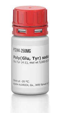 Poly(Glu, Tyr) sodium salt Glu:Tyr (4:1), mol wt 5,000-20,000