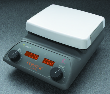 Corning&#174; hotplate and stirrer with digital display AC/DC input 230 V AC (CEE7-7 plug), plate L × W 10&#160;in. × 10&#160;in.