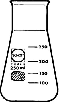 Duran&#174; Erlenmeyer wide-neck flask capacity 250&#160;mL