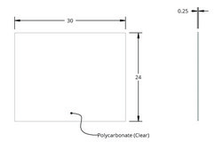 Grace Bio-Labs HybriSlip™ hybridization cover L × W × thickness 24 mm × 30 mm × 0.25 mm, pkg of 1000 ea