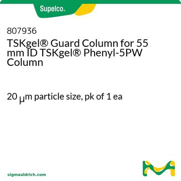 TSKgel&#174; Guard Column for 55 mm ID TSKgel&#174; Phenyl-5PW Column 20&#160;&#956;m particle size, pk of 1&#160;ea