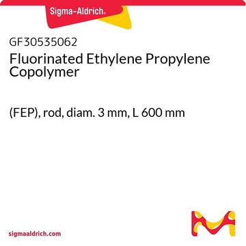 Fluorinated Ethylene Propylene Copolymer (FEP), rod, diam. 3&#160;mm, L 600&#160;mm