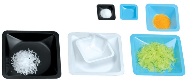 Weigh Boat Large, square blue polystyrene, pk of 500&#160;ea