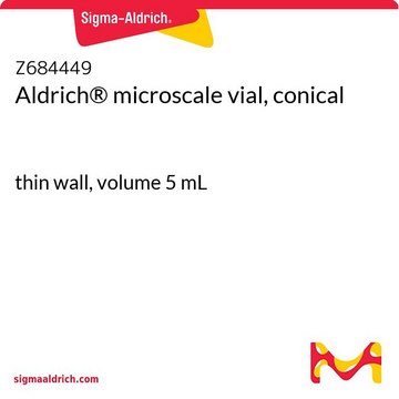 Aldrich&#174; microscale vial, conical thin wall, volume 5&#160;mL