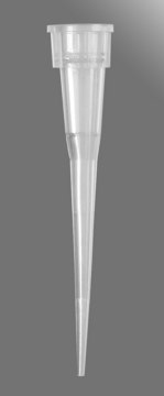 Pipette tips, for P2/P10 size 0.5-10&#160;&#956;L, clear, pkg of 20x1000tips/cs