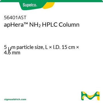 apHera &#8482; NH 2 HPLC 色谱柱 5&#160;&#956;m particle size, L × I.D. 15&#160;cm × 4.6&#160;mm