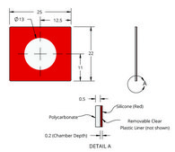 Grace Bio-Labs CoverWell™ incubation chambers chamber volume 20 μL, diam. × thickness 13 mm × 0.2 mm