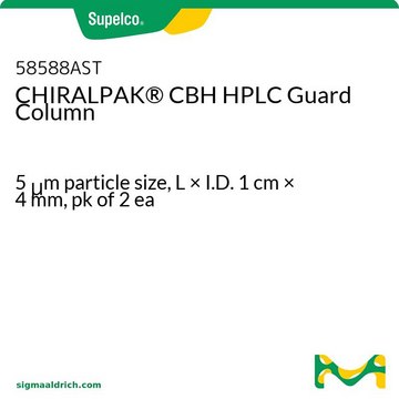 CHIRALPAK&#174; CBH HPLC Guard Column 5&#160;&#956;m particle size, L × I.D. 1&#160;cm × 4&#160;mm, pk of 2&#160;ea