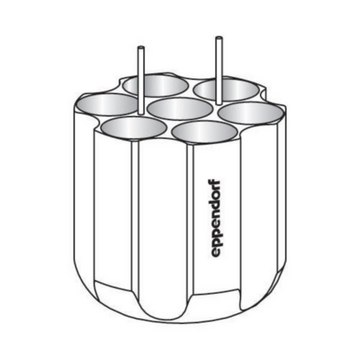 Adapter for Eppendorf&#174; S-4-104 capacity, 7 x 50 mL conical tubes, pack of 2