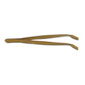 SP Bel-Art® FEP Coated Steel Forceps Bent, L 102 mm , fully coated