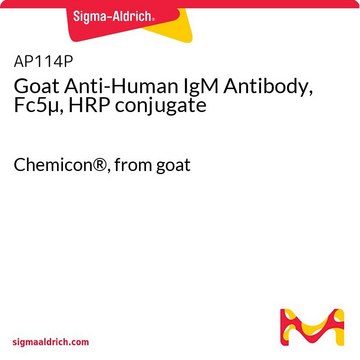 Goat Anti-Human IgM Antibody, Fc5&#181;, HRP conjugate Chemicon&#174;, from goat