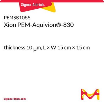 Xion PEM-Aquivion&#174;-830 thickness 10&#160;&#956;m, L × W 15&#160;cm × 15&#160;cm