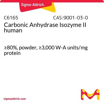 Carbonic Anhydrase Isozyme&nbsp;II 人 &#8805;80%, powder, &#8805;3,000&#160;W-A units/mg protein