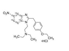 Etonitazene-13C6 hydrochloride solution 100 μg/mL in methanol (as free base), certified reference material, ampule of 1 mL, Cerilliant®