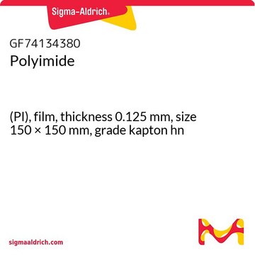 Polyimide (PI), film, thickness 0.125&#160;mm, size 150 × 150&#160;mm, grade kapton hn