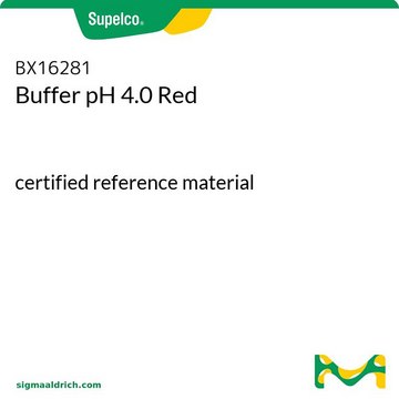 Buffer pH 4.0 Red certified reference material