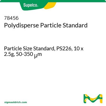 多分散颗粒标准品 Particle Size Standard, PS226, 10 x 2.5g, 50-350&#160;&#956;m