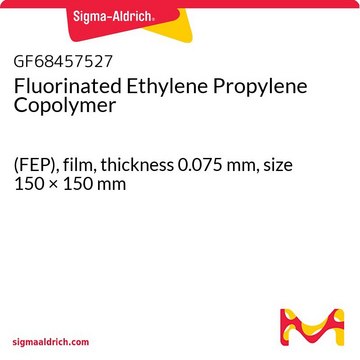 Fluorinated Ethylene Propylene Copolymer (FEP), film, thickness 0.075&#160;mm, size 150 × 150&#160;mm