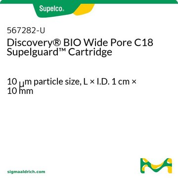 Discovery&#174; BIO Wide Pore C18 Supelguard Cartridge 10&#160;&#956;m particle size, L × I.D. 1&#160;cm × 10&#160;mm