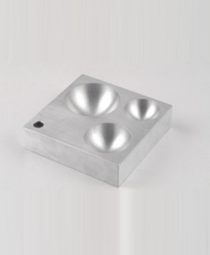 Synthware&#8482; aluminum heat transfer block for round bottom flasks