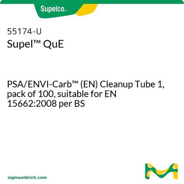 Supel&#8482; QuE PSA/ENVI-Carb&#8482; (EN) Cleanup Tube 1, pack of 100, suitable for EN 15662:2008 per BS