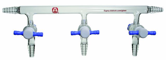 Aldrich&#174; single bank manifold with PTFE stopcocks 5 positions