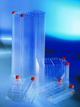 Corning&#174; CellSTACK&#174;细胞培养室 Tissue Culture (TC)-treated surface, clear polystyrene, sterile, graduations, high-density polyethylene cap, case of 5