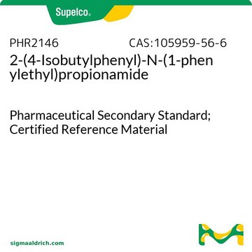 2-(4-Isobutylphenyl)-N-(1-phenylethyl)propionamide Pharmaceutical Secondary Standard; Certified Reference Material