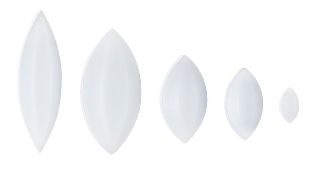 Spinbar&#174; 磁力搅拌棒 egg-shaped white PTFE-coated, L × diam. 1.625&#160;in. (41.3&#160;mm) × 0.75 (19)