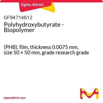 Polyhydroxybutyrate - Biopolymer (PHB), film, thickness 0.0075&#160;mm, size 50 × 50&#160;mm, grade research grade