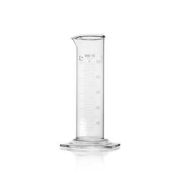 DURAN&#174; Super duty measuring cylinder low form glass cylinder, cylinder capacity (500&#160;mL), class A, with certificate