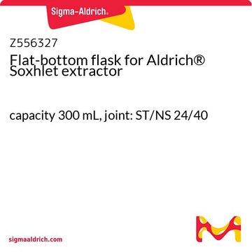 Flat-bottom flask for Aldrich&#174; Soxhlet extractor capacity 300&#160;mL, joint: ST/NS 24/40