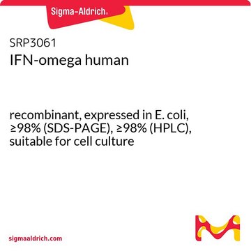 IFN-omega human recombinant, expressed in E. coli, &#8805;98% (SDS-PAGE), &#8805;98% (HPLC), suitable for cell culture