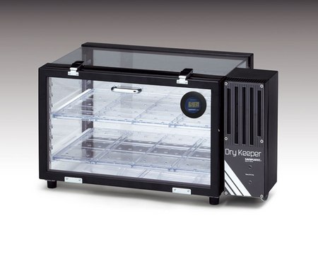 SP Bel-Art&#174; Dry-Keeper PVC Horizontal Auto-Desiccator Cabinet internal volume 2&#160;ft3, AC/DC input 120 V, PVC