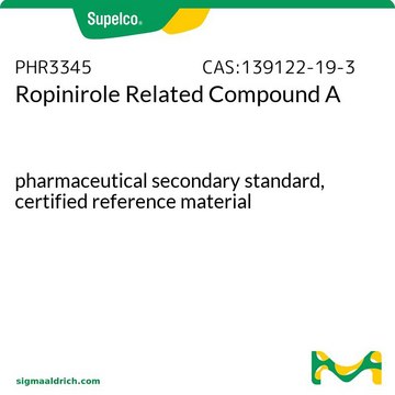 Ropinirole Related Compound A pharmaceutical secondary standard, certified reference material