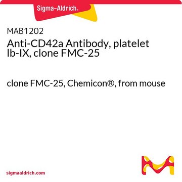 Anti-CD42a Antibody, platelet lb-IX, clone FMC-25 clone FMC-25, Chemicon&#174;, from mouse