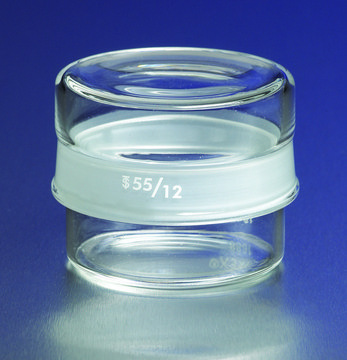 Pyrex&#174; low form weighing bottle with short length external ST joints capacity 36&#160;mL, joint: ST/NS 55/12