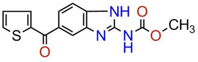 诺考达唑 InSolution, &#8805;97%, 50 mM in DMSO, Inhibitor of mammalian cell mitosis via a highly aspecific antimicrotubular activity