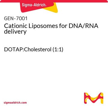 Cationic Liposomes for DNA/RNA delivery DOTAP:Cholesterol (1:1)