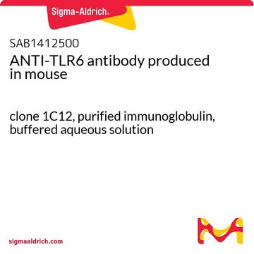 ANTI-TLR6 antibody produced in mouse clone 1C12, purified immunoglobulin, buffered aqueous solution