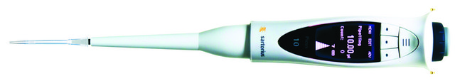 Sartorius Picus electronic pipette single channel, volume 0.2-10&#160;&#956;L, pack of 1&#160;ea